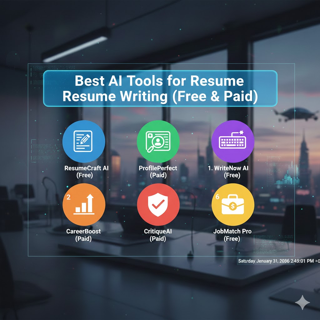Best AI Tools for Resume Writing (Free & Paid) in 2026