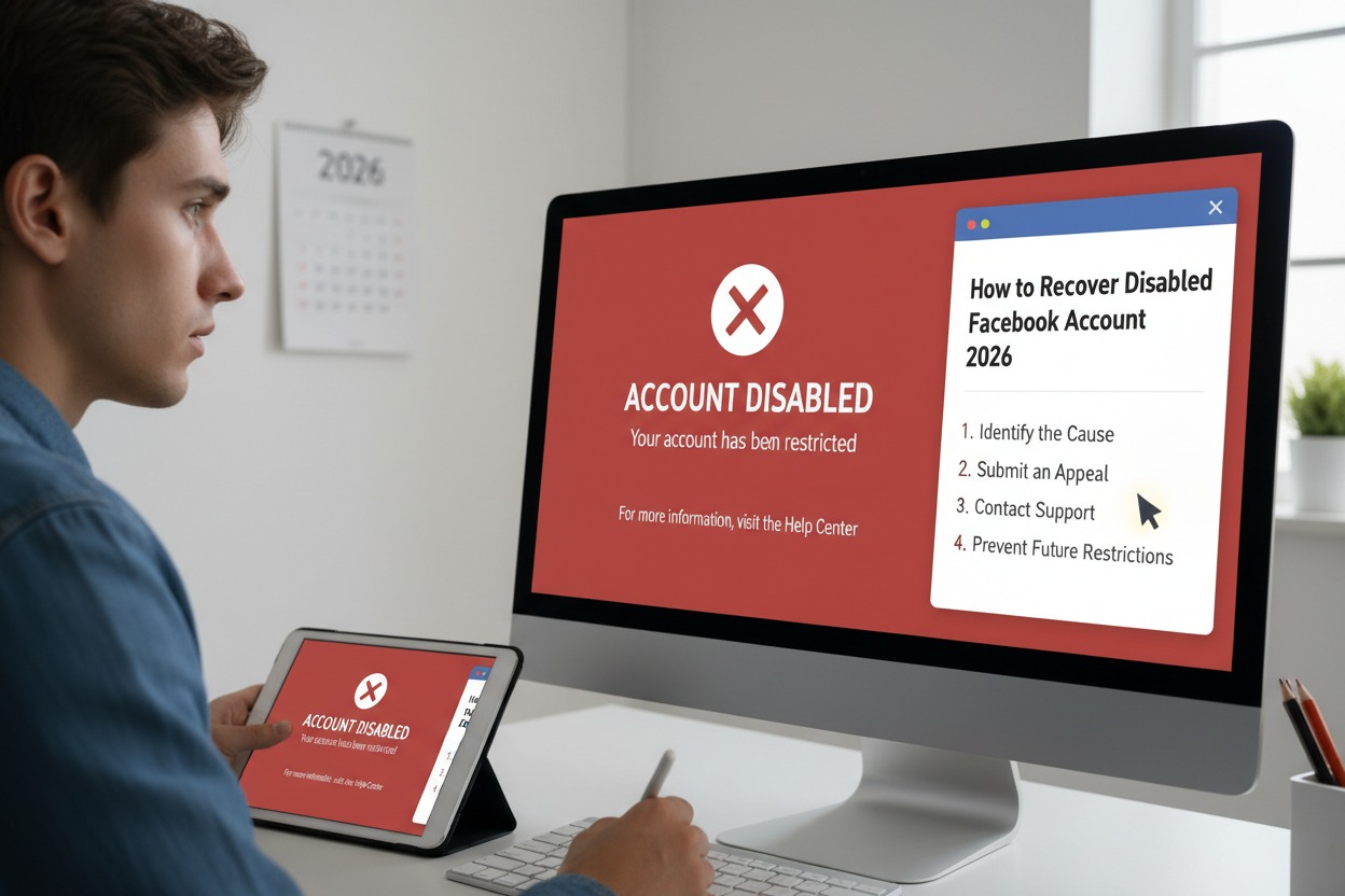 How to Recover Disabled Facebook Account 2026