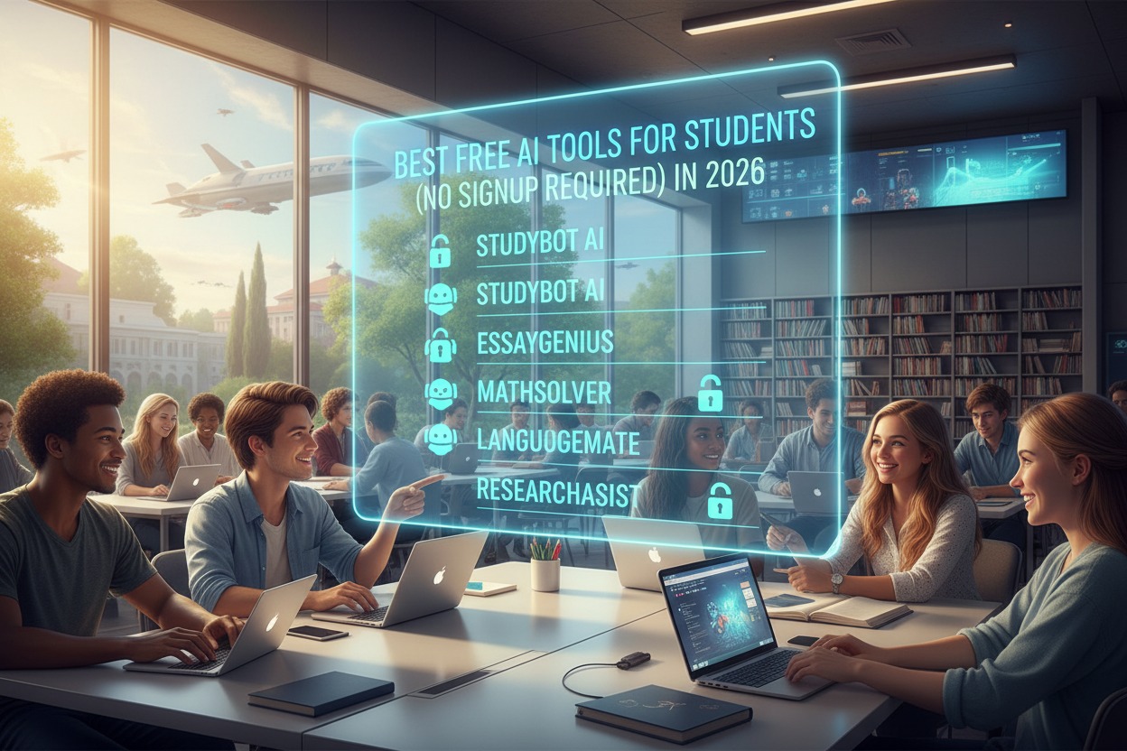 Best Free AI Tools for Students (No Signup Required) in 2026