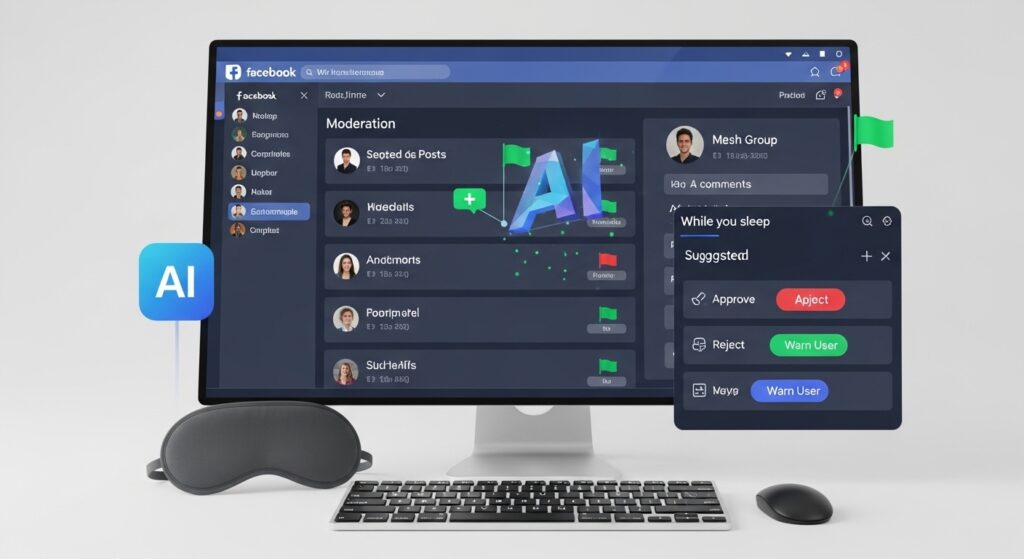How to Use AI to Moderate Your Facebook Group While You Sleep