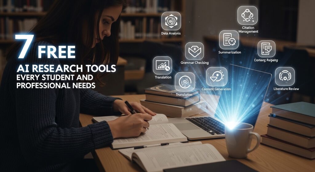 7 Free AI Research Tools Every Student and Professional Needs