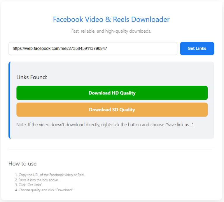 Facebook Video Downloaders: Safe, Free, and Fast Methods